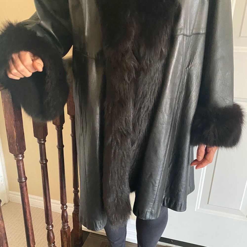 Too big and I don’t wear fur or leather anymore